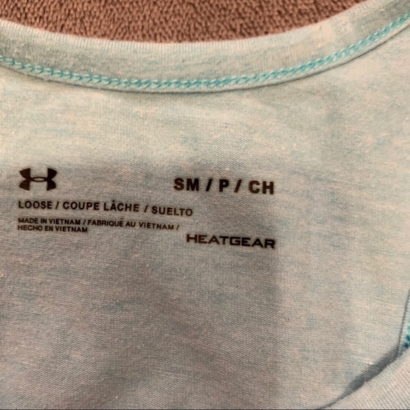 LIGHT BLUE UNDER ARMOUR TANK - Picture 3 of 3